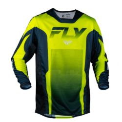 Мотокрос блуза FLY RACING Kinetic Fade - Hi-Vis/Navy/White