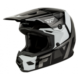 Детска мотокрос каска FLY RACING Kinetic Scrap Black/White/Grey
