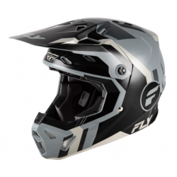 Детска мотокрос каска FLY RACING Formula CP Seal- Black/Grey/Light Grey