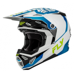 Мотокрос каска FLY RACING Formula CP Charge -White/Blue/Black
