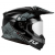 Ендуро каска FLY RACING Trekker - Black/Grey thumb