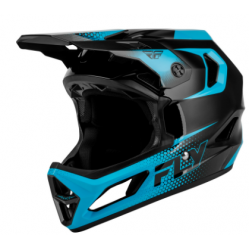 Детска вело каска FLY RACING Rayce Sonar - Black/Electric Blue