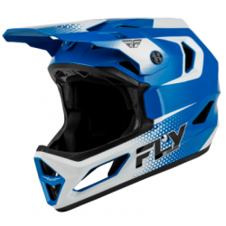 Детска вело каска FLY RACING Rayce Sonar - Blue/White/Black