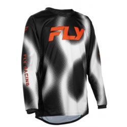 Детска мотокрос блуза FLY RACING Kinetic Torch Black/White/Orange