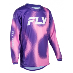 Детска мотокрос блуза FLY RACING Kinetic Torch Purple/Pink