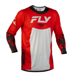Мотокрос блуза FLY RACING Lite Flake- Red/Grey/Black