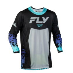 Мотокрос блуза FLY RACING Lite Flake- Black/Grey/Multi