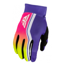 Детски мотокрос ръкавици FLY RACING Youth F-16 Raze Gloves - Purple/Red/Yellow