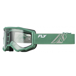 Мотокрос очила FLY RACING Focus Goggle Olive/Grey - Clear Lens