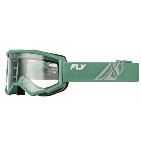 Мотокрос очила FLY RACING Focus Goggle Olive/Grey - Clear Lens Мотокрос очила FLY RACING Focus Goggle Olive/Grey - Clear Lens