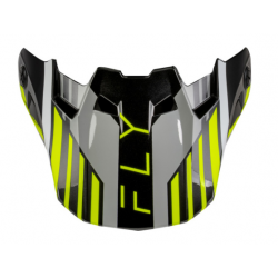 Козирка за каска FLY RACING Formula CC Strike Peak - Grey/Black/Hi-Vis