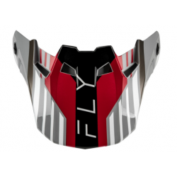 Козирка за каска FLY RACING Formula CC Strike Peak - Grey/Red/Black/White