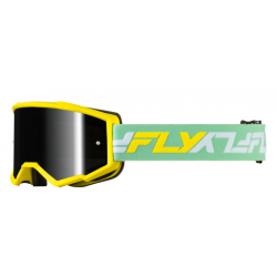 Мотокрос очила FLY RACING Zone Yellow/Green/Black - Mirror/Smoke Lens