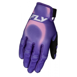 Детски мотокрос ръкавици FLY RACING Youth Kinetic Torch Gloves-  Purple/Pink