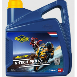 Синтетично мото масло PUTOLINE N-TECH PRO R + 10W-40 4л
