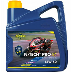 Синтетично мото масло PUTOLINE N-TECH PRO R + 15W-50 4л Синтетично мото масло PUTOLINE N-TECH PRO R + 15W-50 4л