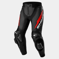 Кожен мото панталон SHIMA MISSION ST BLACK/RED