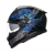 Каска AGV K7 MPLK GENISYS MATT BLACK/BLUE/GREY thumb