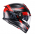 Каска AGV K7 MPLK GLIMPSE MATT BLACK/RED thumb