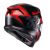 Каска AGV K7 MPLK GLIMPSE MATT BLACK/RED thumb