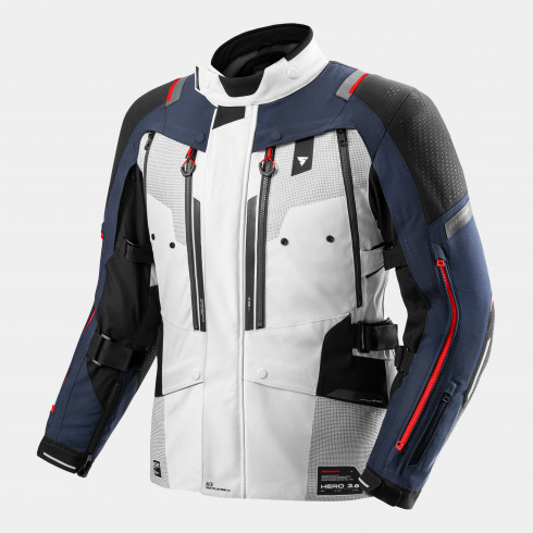 Текстилно мото яке SHIMA HERO 3.0 GREY/BLUE