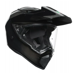 Адвенчър каска AGV AX9 DOT(E2206) MPLK - MONO GLOSSY CARBON