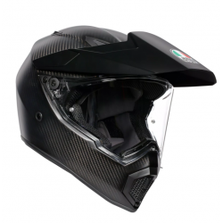 Адвенчър каска AGV AX9 DOT(E2206) MPLK - MONO МАТТ CARBON