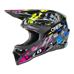 Детска каска O'NEAL 1SERIES STIXX BLACK/MULTI V.27