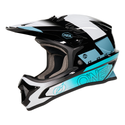 Вело каска O'NEAL SONUS BLOX BLACK/WHITE/TEAL V.27 Вело каска O'NEAL SONUS BLOX BLACK/WHITE/TEAL V.27