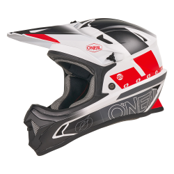 Вело каска O'NEAL SONUS BLOX BLACK/WHITE/RED V.27