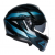 Модуларна каска AGV STREETMODULAR LEDRO MATT BLACK/POWDER BLUE thumb