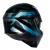 Модуларна каска AGV STREETMODULAR LEDRO MATT BLACK/POWDER BLUE thumb
