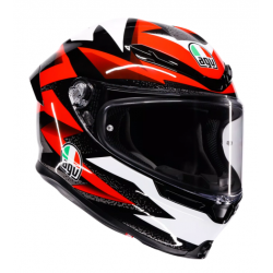 Каска AGV K6 S E2206 BRAVEN BLACK/RED/WHITE