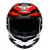 Каска AGV K6 S E2206 BRAVEN BLACK/RED/WHITE thumb