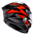 Каска AGV K6 S E2206 BRAVEN BLACK/RED/WHITE thumb