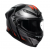 Каска AGV K6 S E2206 KARVE MATT BLACK/GREY/RED thumb