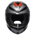 Каска AGV K6 S E2206 KARVE MATT BLACK/GREY/RED thumb