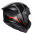 Каска AGV K6 S E2206 KARVE MATT BLACK/GREY/RED thumb