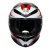Каска AGV K6 S E2206 KARVE MATT BLACK/WHITE/RED thumb