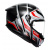 Каска AGV K6 S E2206 KARVE MATT BLACK/WHITE/RED thumb