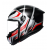 Каска AGV K6 S E2206 KARVE MATT BLACK/WHITE/RED thumb
