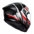 Каска AGV K6 S E2206 KARVE MATT BLACK/WHITE/RED thumb