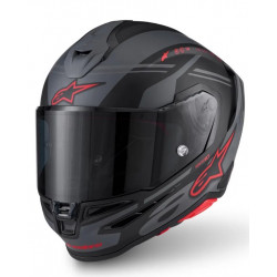 Каска ALPINESTARS S-R7 A-Core BK/GR/RED MATTE