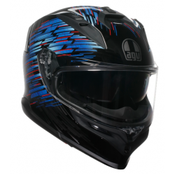 Каска AGV K7 MPLK GENISYS MATT BLACK/BLUE/GREY