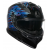 Каска AGV K7 MPLK GENISYS MATT BLACK/BLUE/GREY thumb