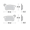 Спирачни накладки MOTO-MASTER MM BRAKEPAD 094612 Спирачни накладки MOTO-MASTER MM BRAKEPAD 094612