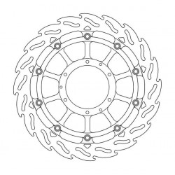 Спирачен диск MOTO-MASTER FLAME RACE FR RIGHT 5 5MM CBR 1000 RR ABS 16