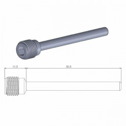 Щифтове за супорти MOTO-MASTER BRAKE CALIPER PIN KAWASAKI VN 1700 ABS 22 Щифтове за супорти MOTO-MASTER BRAKE CALIPER PIN KAWASAKI VN 1700 ABS 22