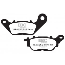 Накладки EBC BRAKE PAD CARBON SCOOTER