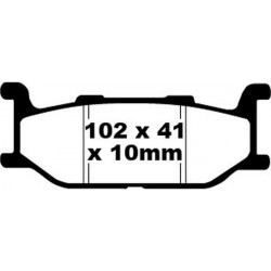 Накладки за мотор EBC SFA ORG SCOOTER SFA179
